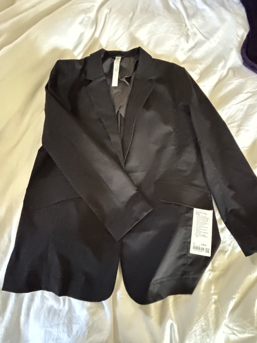 lululemon athletica Black Relaxed-Fit Twill Blazer